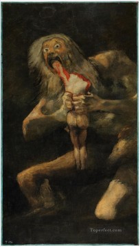 Saturno devorando a su hijo Francisco de Goya Pinturas al óleo